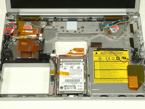 PowerBook G4 Aluminum 15" 1.5-1.67 GHz RJ-11 Board Replacement: step 23, image 1 of 1