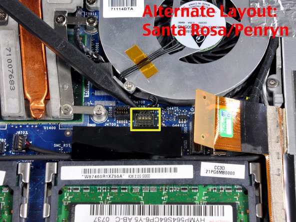 MacBook Core 2 Duo Fan Replacement: step 14, image 2 of 2
