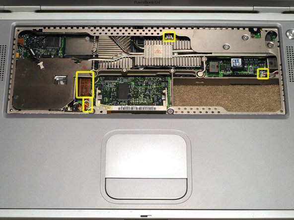 PowerBook G4 Titanium Onyx PC Card Cage Replacement: step 21, image 1 of 1