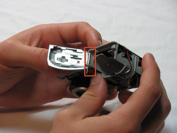 Kodak EasyShare C713 Battery Door Replacement: step 5, image 2 of 2