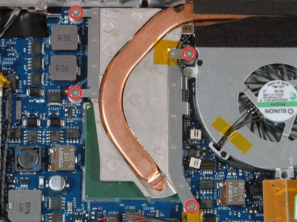 MacBook Core Duo Heat Sink Replacement: step 16, image 1 of 1