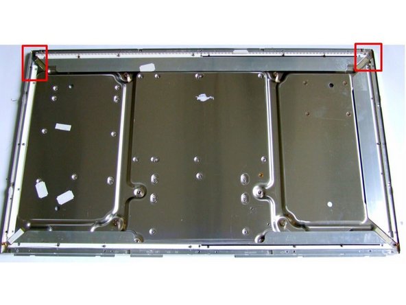 Vestel 40'' TV set, Removal of Backlights (LED): step 6, image 1 of 3