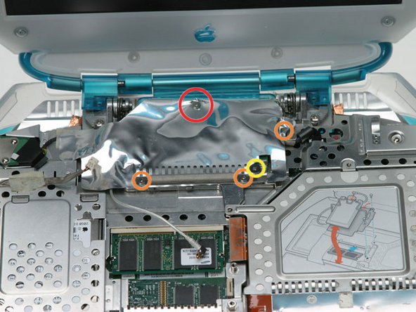 iBook G3 Clamshell Logic Board Replacement: step 20, image 1 of 1