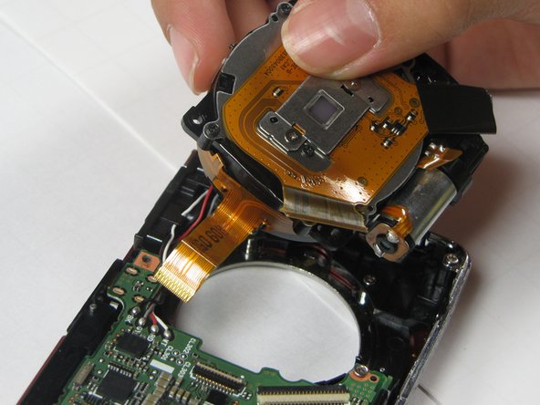 Sanyo VPC-X1200 shutter assembly replacement: step 9, image 1 of 1