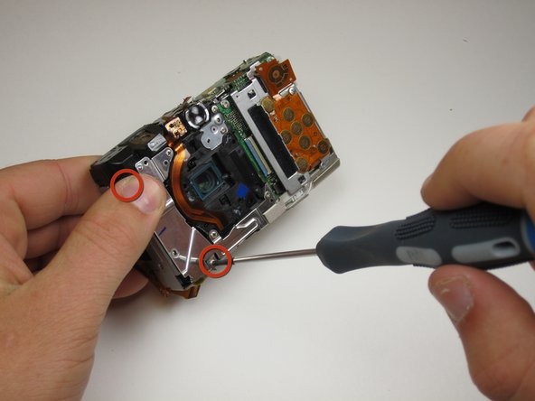 Canon Powershot SD550 Zoom Lens Assembly Replacement: step 16, image 1 of 1