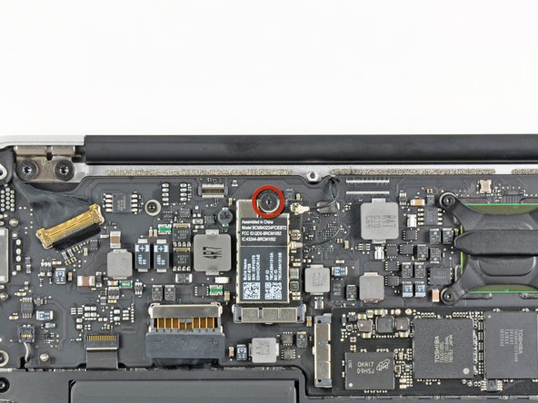 MacBook Air 11" Late 2010 AirPort/Bluetooth Card Replacement: step 5, image 1 of 1