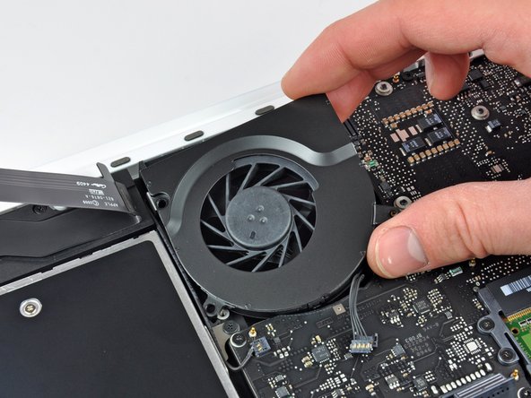 MacBook Unibody Model A1342 Fan Replacement: step 7, image 1 of 1