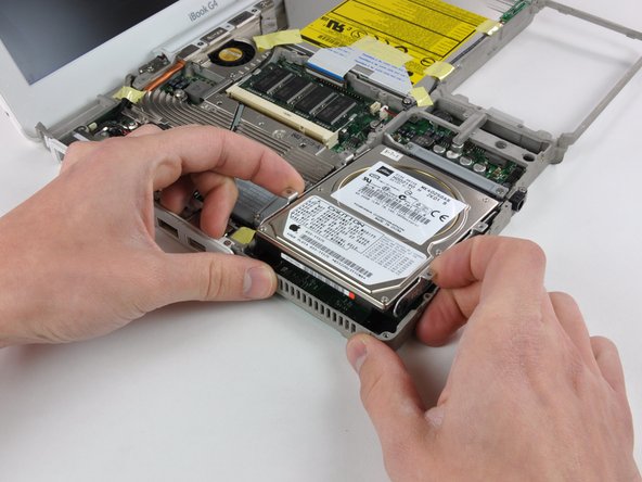 iBook G4 12" 1.33 GHz Hard Drive Replacement: step 32, image 1 of 1