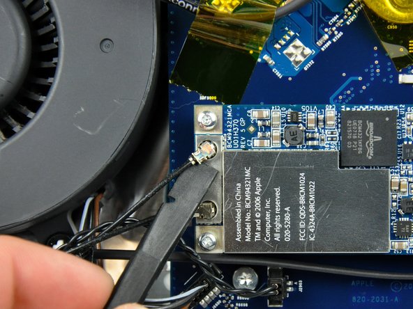 iMac Intel 20" EMC 2105 and 2118 AirPort Extreme Replacement: step 10, image 1 of 2