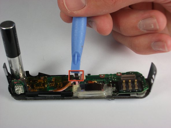 Panasonic Lumix DMC-FX01 On/ Off and Settings Button cover replacement: step 14, image 1 of 2