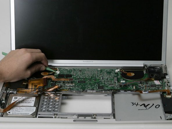 PowerBook G4 Aluminum 17" 1-1.67 GHz Logic Board Replacement: step 20, image 1 of 1