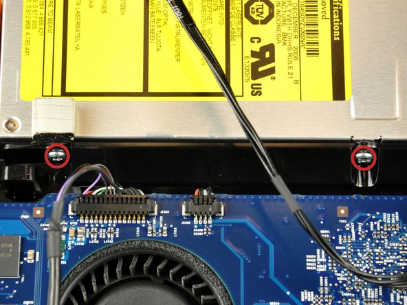 iMac Intel 20" EMC 2105 and 2118 Optical Drive Replacement: step 21, image 1 of 1