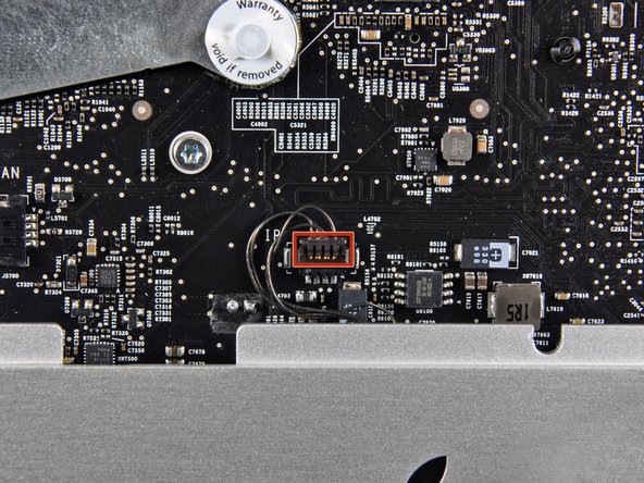 iMac Intel 21.5" EMC 2308 IR Board Replacement: step 11, image 1 of 1