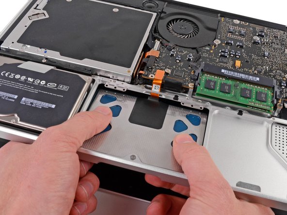 MacBook Unibody Model A1278 Trackpad Replacement: step 11, image 1 of 2