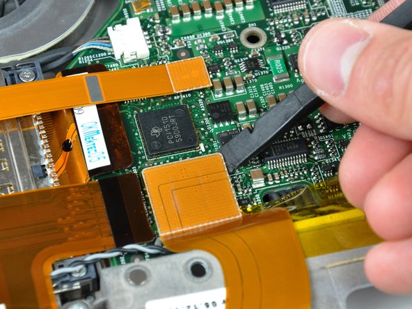 PowerBook G4 Aluminum 17" 1.67 GHz (High-Res) Sound Card Replacement: step 11, image 1 of 1