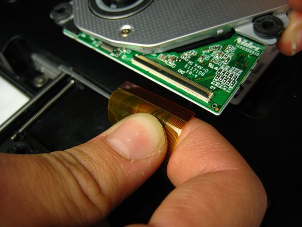 HP Pavilion dv6000 Optical Drive Assembly Replacement: step 6, image 1 of 1