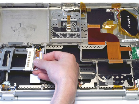 PowerBook G4 Titanium Mercury PC Card Cage Replacement: step 30, image 1 of 1