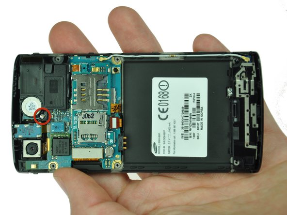 Samsung Captivate Speaker Replacement: step 8, image 1 of 1