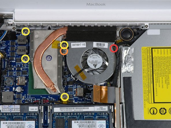 MacBook Core 2 Duo Logic Board Replacement: step 22, image 1 of 2