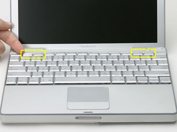 PowerBook G4 Aluminum 12" 867 MHz Upper Case Replacement: step 4, image 1 of 1