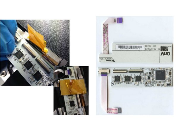 Acer IconiaTab, Removal of display board: step 5, image 1 of 1