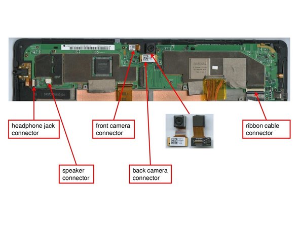Asus TransformerPad, Removal of back camera: step 3, image 1 of 1