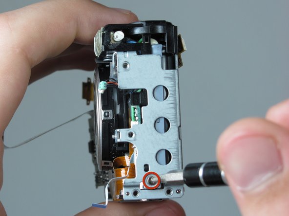Canon PowerShot S500 Breakdown to Three Parts Replacement: step 26, image 1 of 2