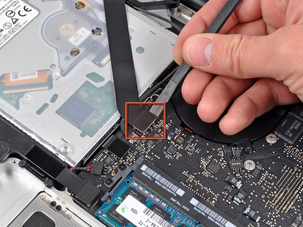 MacBook Pro 15" Unibody Mid 2010 Optical Drive Cable Replacement: step 7, image 1 of 1