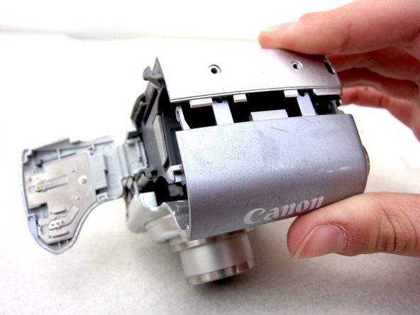 Removing Canon PowerShot A550 Front and Back Covers: step 4, image 2 of 2