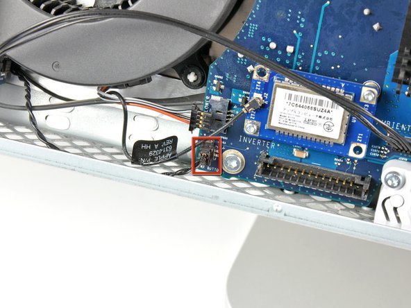 iMac Intel 24" EMC 2111 Optical Drive Fan Replacement: step 26, image 1 of 2