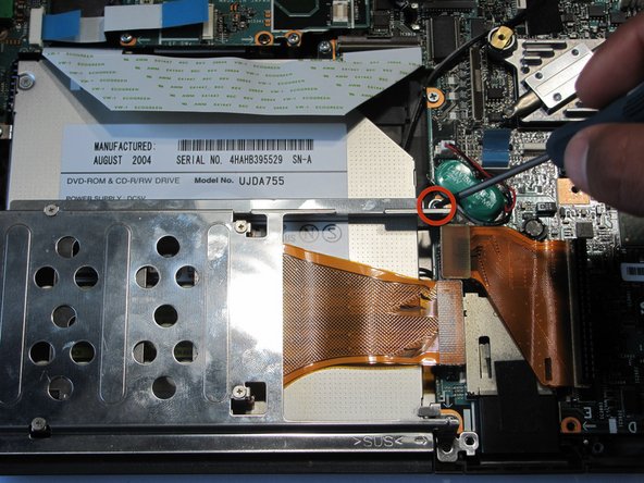 Sony Vaio VGN-S260 Ethernet Ports Replacement: step 12, image 1 of 1