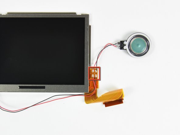 Nintendo DSi Upper LCD/Speakers Replacement: step 32, image 1 of 1