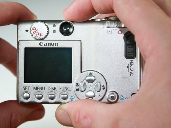 Canon PowerShot S410 Back Cover Replacement: step 7, image 1 of 1