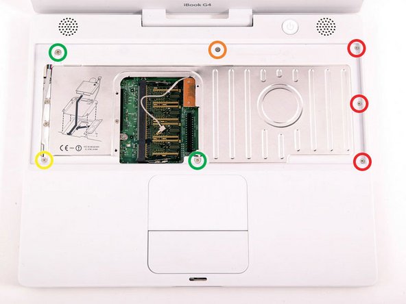 iBook G4 12" 800 MHz-1.2 GHz Logic Board Replacement: step 29, image 1 of 1