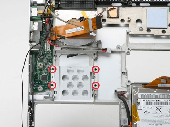 PowerBook G4 Aluminum 15" 1-1.5 GHz Airport Card Cage Replacement: step 33, image 1 of 1