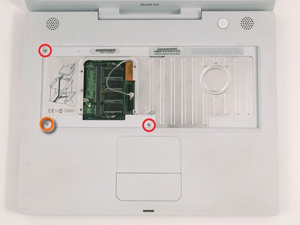 iBook G4 14" 933 MHz-1.33 GHz Display Data Cable Replacement: step 28, image 1 of 1