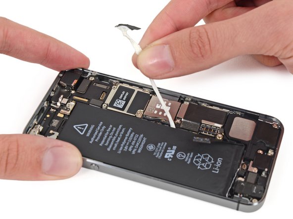 iPhone 5s Battery Replacement: step 24, image 1 of 2