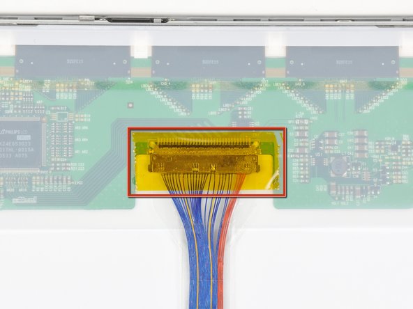 PowerBook G4 Aluminum 17" 1.67 GHz (High-Res) Display Data Cable Replacement: step 56, image 1 of 1