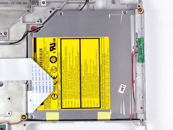 iBook G4 14" 1.42 GHz Reed Switch Board Replacement: step 31, image 1 of 1