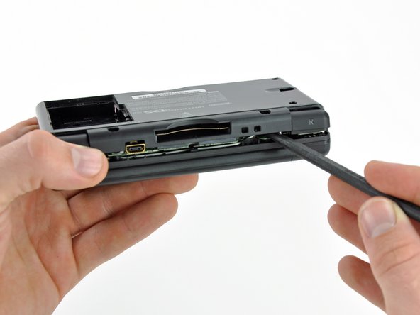 Nintendo DS Lite Rear Display Bezel Replacement: step 5, image 1 of 3