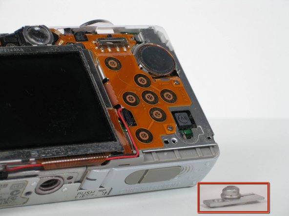 Canon PowerShot SD200 Buttons Replacement: step 7, image 2 of 2