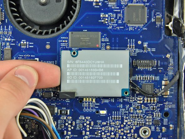 iMac G5 20" Model A1145 Hard Drive Fan Replacement: step 26, image 1 of 1