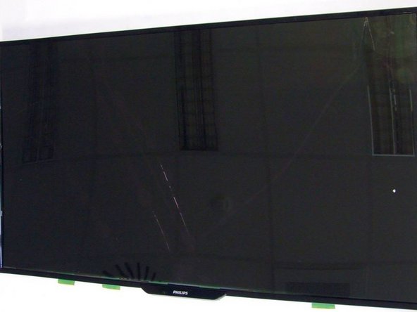 Philips 40PFK4509/12 TV set, Removal of Liquid Crystal Display (LCD): step 4, image 2 of 3