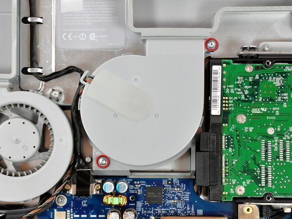 iMac G5 20" Model A1076 Right Fan Replacement: step 6, image 1 of 1