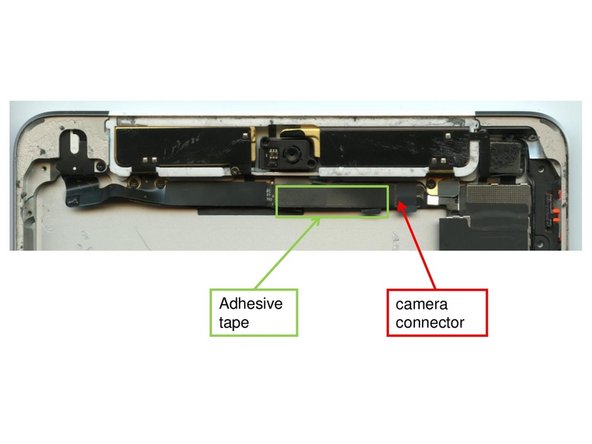 Apple iPad Mini, Removal of front camera: step 9, image 1 of 3