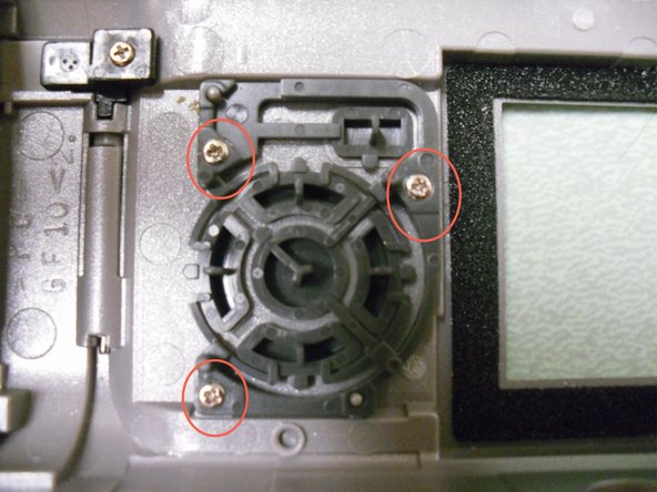 Olympus Camedia D560 Rear Panel Control Buttons Replacement: step 4, image 3 of 3