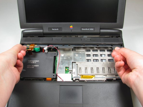 PowerBook 3400 M3553 Speaker Panel Replacement: step 10, image 1 of 2