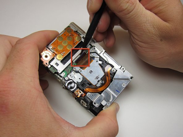 Canon Powershot SD550 Zoom Lens Assembly Replacement: step 9, image 1 of 2