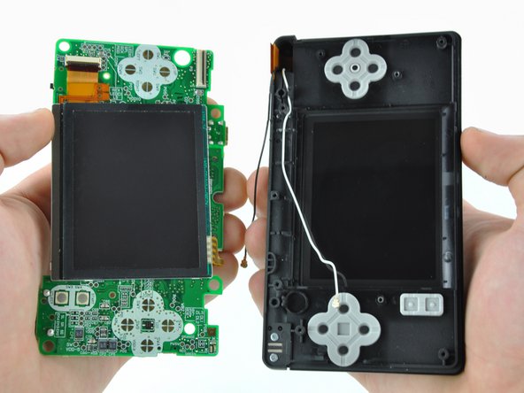 Nintendo DS Lite Upper Case Replacement: step 16, image 2 of 2