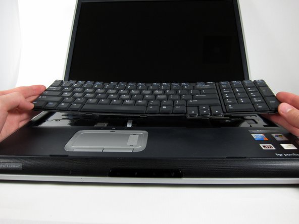 HP Pavilion zd8000 Keyboard Replacement: step 5, image 2 of 2